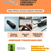 Apuntador y presentador láser